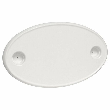KD MUEBLE 18 x 30 in. Oval Table Top - White KD3639990